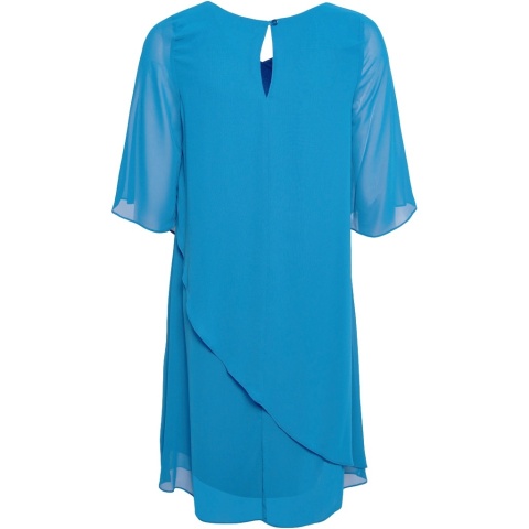 SEMPRE PRU ELEGANCKA WIZYTOWA SUKIENKA NIEBIESKA S785