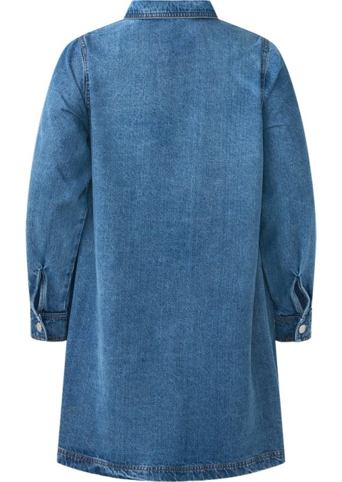 ZIZZI KRÓTKA NIEBIESKA JEANSOWA SUKIENKA TUNIKA 046F