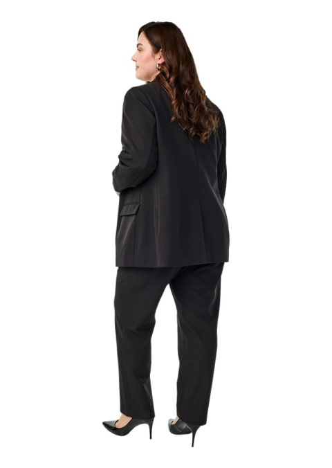 ZIZZI ELEGANCKIE PROSTE SPODNIE CZARNE 377C