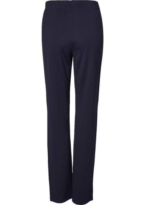 ELTON GRANATOWE ELEGANCKIE PROSTE SPODNIE DZIANINA E522