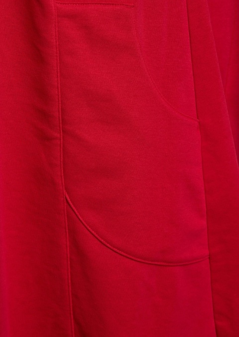 ZIZZI CZERWONA JERSEYOWA SUKIENKA KIESZENIE 199A