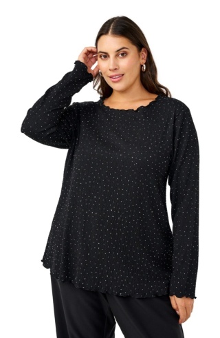 ZIZZI IMPREZOWA BLUZKA TUNIKA ĆWIEKI 429A