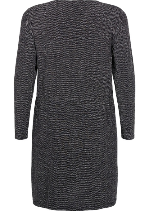 ZIZZI CZARNA ELEGANCKA SYLWESTROWA SUKIENKA 277F