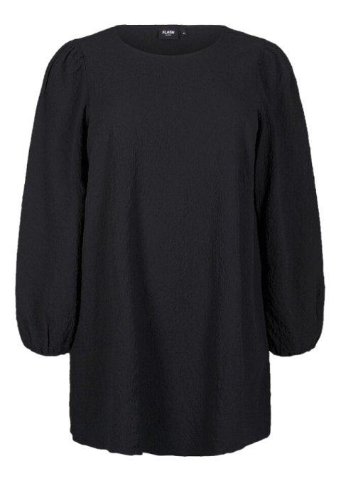 ZIZZI CZARNA TUNIKA PLISOWANA 060B