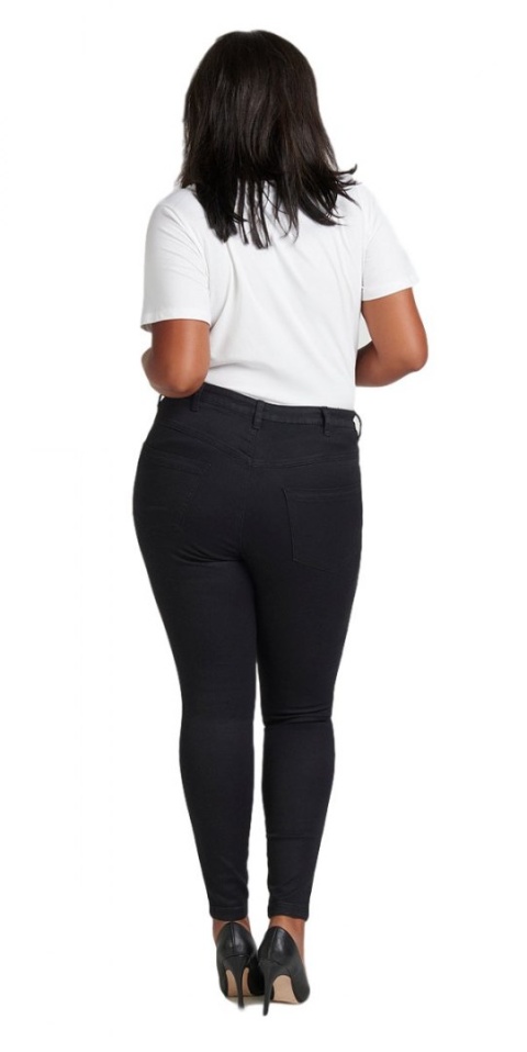 ZIZZI CZARNE KLASYCZNE WYGODNE SPODNIE N74 305L