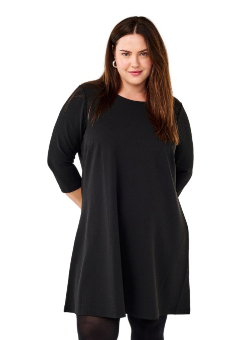 ZIZZI WYGODNA CZARNA SUKIENKA 007C
