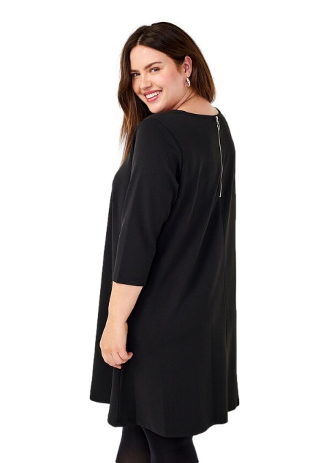 ZIZZI WYGODNA CZARNA SUKIENKA 007C