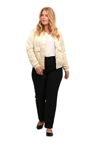 KAFFE KREMOWA KURTKA BOMBERKA K139