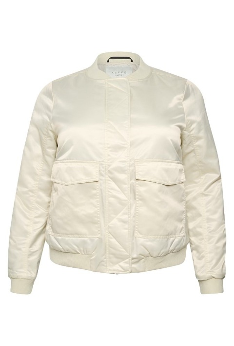 KAFFE KREMOWA KURTKA BOMBERKA K139