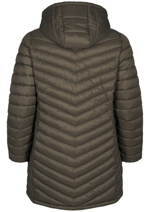 ZIZZI PRZEJŚCIOWA PIKOWANA KURTKA OLIWKOWA 734G