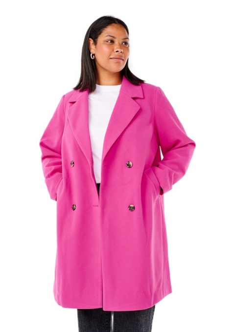 ZIZZI ELEGANCKI DWURZĘDOWY RÓŻOWY PŁASZCZ 315A