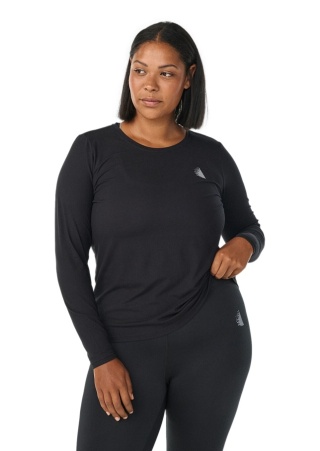 ZIZZI KLASYCZNA CZARNA BLUZKA SPORTOWA 054A