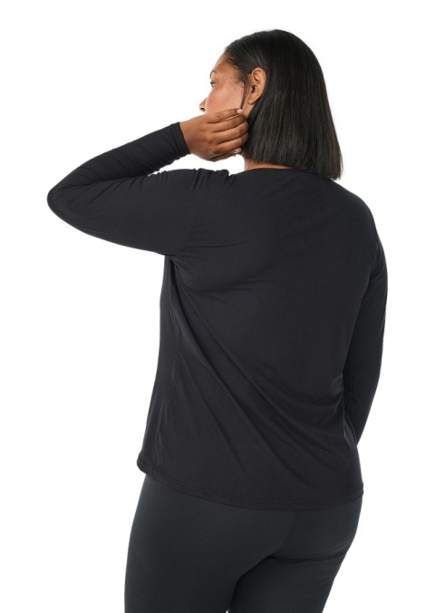 ZIZZI KLASYCZNA CZARNA BLUZKA SPORTOWA 054A