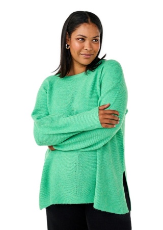 ZIZZI ZIELONA BLUZKA SWETER DZIANINA 279D