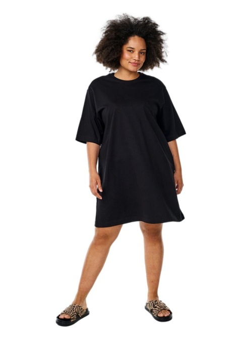 ZIZZI CZARNA SUKIENKA T-SHIRTOWA BAWEŁNA 690A