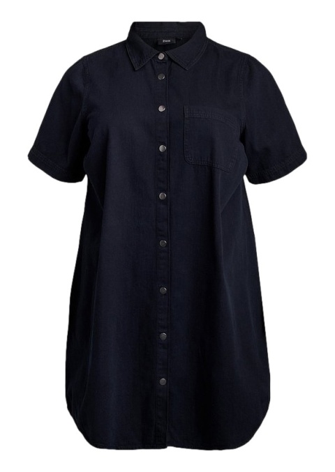 ZIZZI CZARNA JEANSOWA SUKIENKA KOSZULOWA 967D