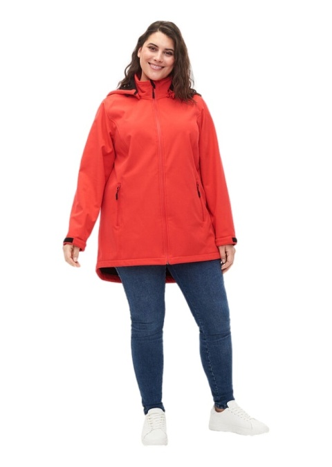 ZIZZI CZERWONA KURTKA SOFTSHELL 168B