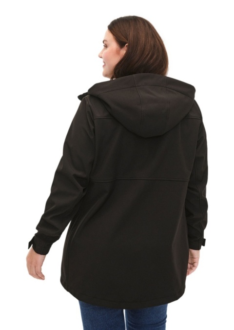 ZIZZI CZARNA PRZEJŚCIOWA KURTKA SOFTSHELL 738K