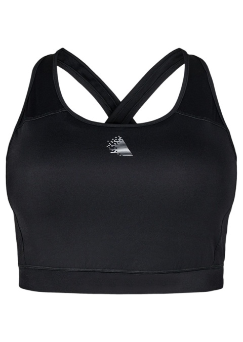 ZIZZI CZARNY SPORTOWY BIUSTONOSZ KIESZEŃ 213C