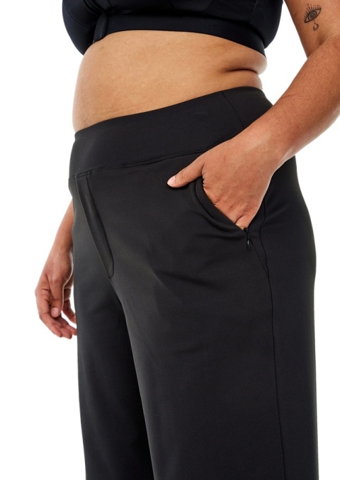 ZIZZI CZARNE SPORTOWE PROSTE SPODNIE TRENINGOWE 269A