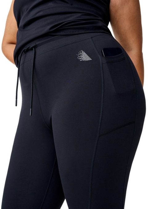 ZIZZI CZARNE LEGGINSY SPORTOWE Z WIĄZANIEM KIESZENIE 216B