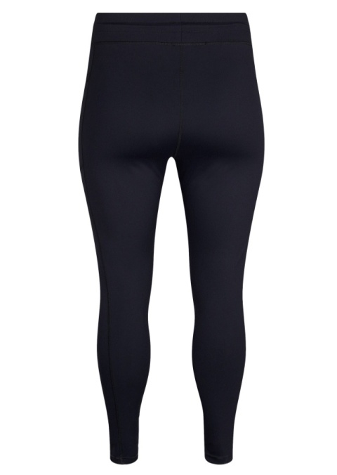 ZIZZI CZARNE LEGGINSY SPORTOWE Z WIĄZANIEM KIESZENIE 216B