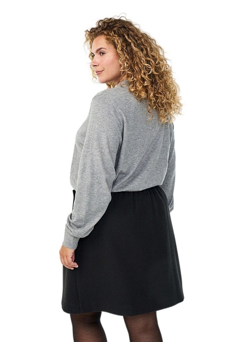 ZIZZI CZARNA KOPERTOWA SPÓDNICA MINI 201A