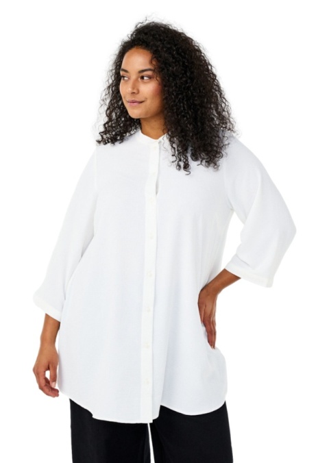 ZIZZI BIAŁA KOSZULA TUNIKA BAWEŁNA 054B