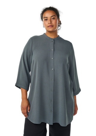 ZIZZI ZIELONY KOSZULA TUNIKA BAWEŁNA 054B