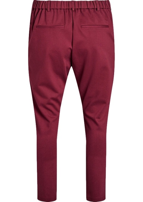 ZIZZI DZIANINOWE CYGARETKI SPODNIE BORDOWE 006A