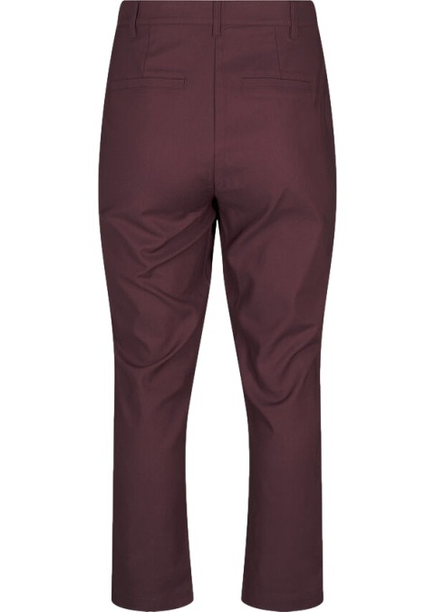 ZIZZI ELEGANCKIE BORDOWE PROSTE SPODNIE 014B