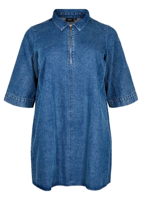 ZIZZI MODNA JEANSOWA SUKIENKA TUNIKA SUWAK 116A