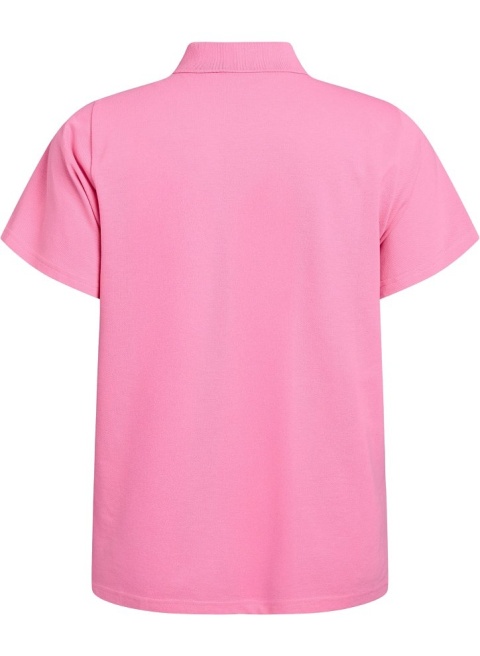 ZIZZI MODNA RÓŻOWA KOSZULKA POLO T-SHIRT 065A