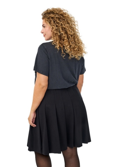 ZIZZI PLISOWANA CZARNA SPÓDNICA 671A