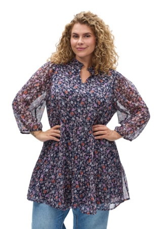 ZIZZI PIĘKNA TUNIKA KWIATY 179A