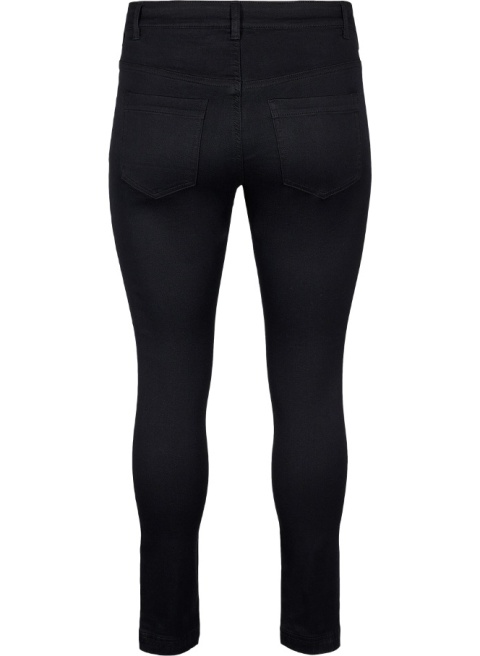 ZIZZI SPODNIE JEANSY CZARNE SLIM FIT 305F N78