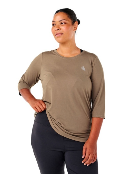 ZIZZI WYGODNA BEŻOWA SPORTOWA BLUZKA 053D