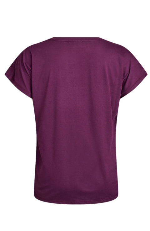 ZIZZI WYGODNY T-SHIRT SPORTOWY FIOLETOWA 053G