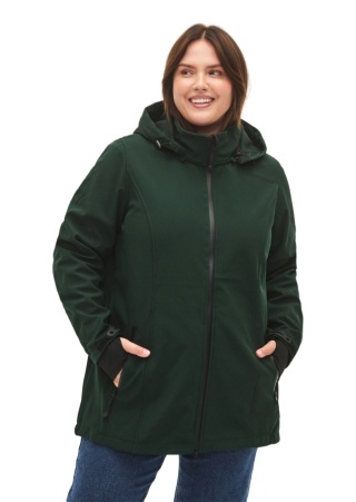 ZIZZI ZIELONA KURTKA SOFTSHELL 383JN