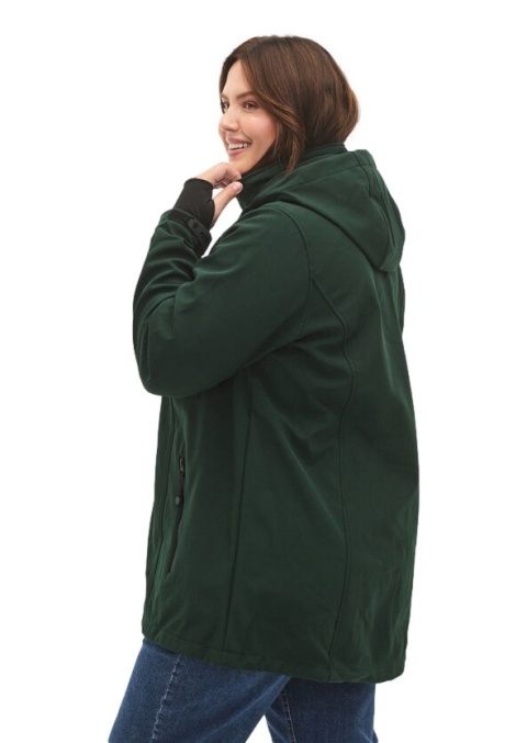 ZIZZI ZIELONA KURTKA SOFTSHELL 383JN