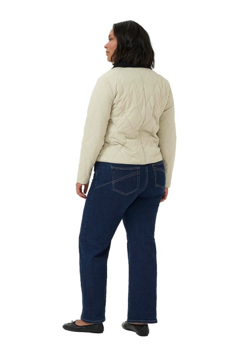 KAFFE ELEGANCKA KURTKA PIKOWANA BEŻOWA K497