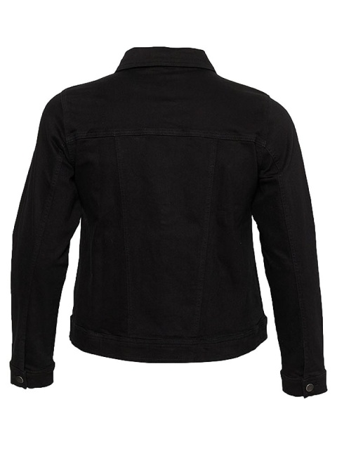 KAFFE WYGODNA CZARNA KURTKA BAWEŁNIANA K367