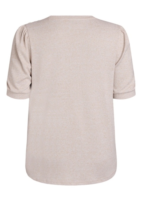 ZIZZI PIĘKNA BEŻOWA BLUZKA BUFKI 131Y