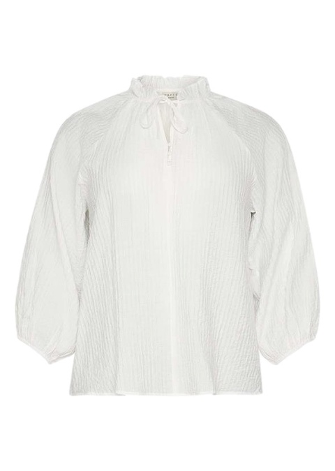 KAFFE ELEGANCKA BLUZKA WIĄZANIE ECRU K870