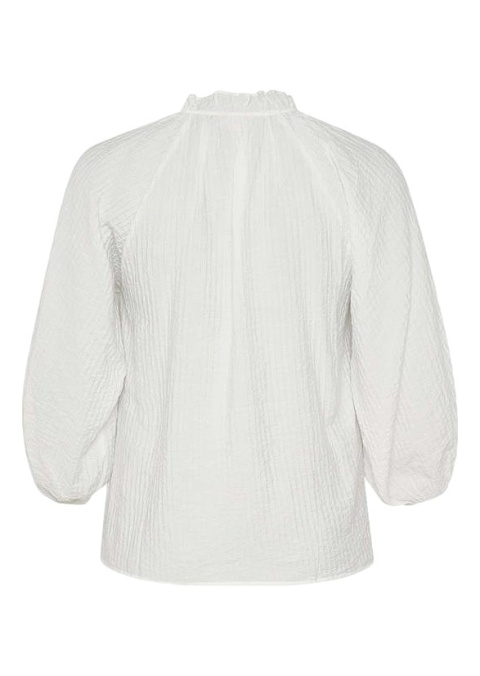 KAFFE ELEGANCKA BLUZKA WIĄZANIE ECRU K870