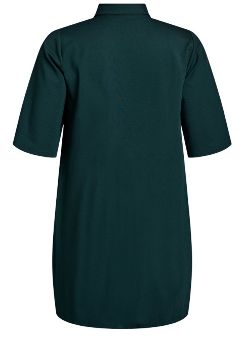 ZIZZI KRÓTKA ZIELONA SUKIENKA KOSZULOWA 928A