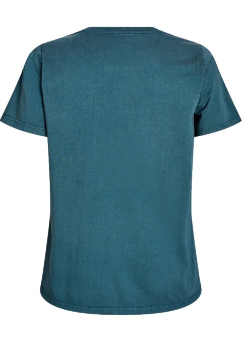 ZIZZI KLASYCZNY NIEBIESKI T-SHIRT HAFT 330A