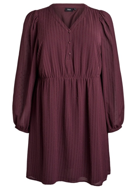 ZIZZI ELEGANCKA ODCINANA BORDOWA SUKIENKA PASKI 211B