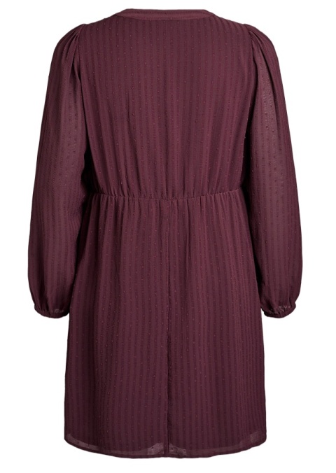 ZIZZI ELEGANCKA ODCINANA BORDOWA SUKIENKA PASKI 211B