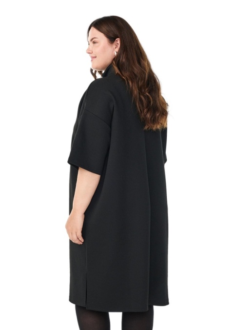 ZIZZI CZARNA DRESOWA SUKIENKA SUWAK 207B